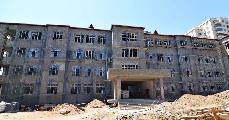 Paytaxtda 7 təhsil müəssisəsində tikinti və əsaslı təmir işləri aparılır