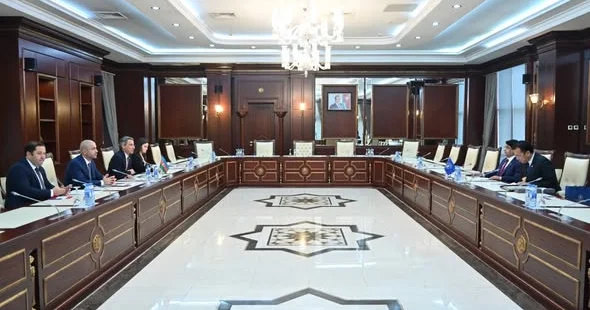 Milli Məclisdə Parlamentlərarası Spikerlər Konfransının Baş katibi ilə görüş keçirilib