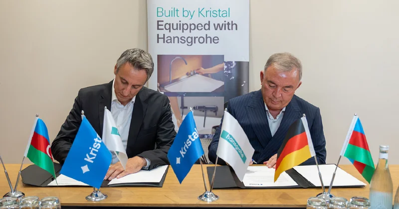 Kristal beynəlxalq brend Hansgrohe ilə əməkdaşlıq memorandumu imzalayıb
