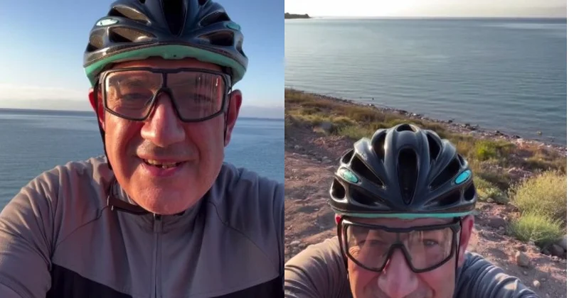 “Günə İssık Kul gölünün sahilində 30 km lik velosiped gəzintisi ilə başladım...“+VİDEO