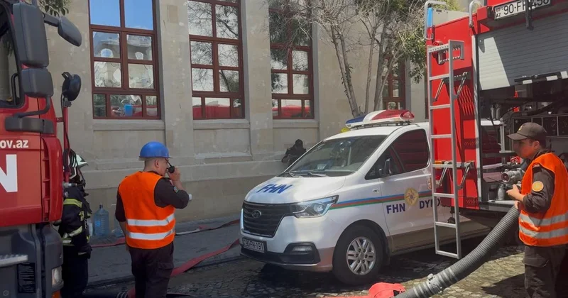 Bakıdanın mərkəzindəki yanğında 6 nəfər tüstüdən ZƏHƏRLƏNİB