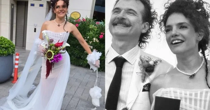 Çukur un aktrisası ailə qurdu Fotolar