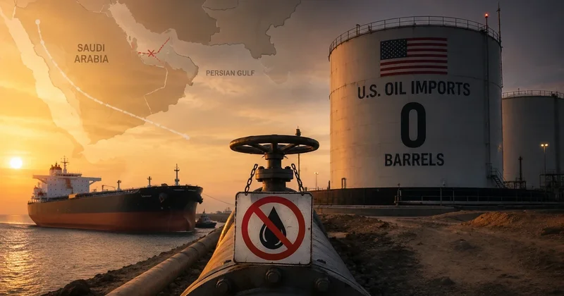 Импорт саудовской нефти в США впервые с 1985 года упал до нуля