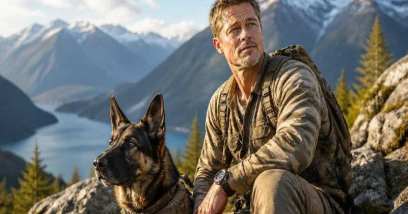 Bred Pitin iti ilə birgə çəkildiyi filmdən kadrlar təqdim edildi