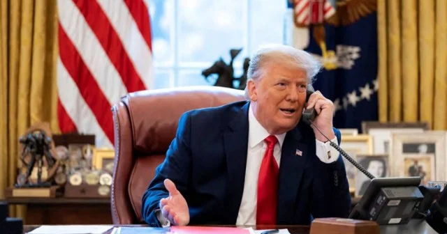 Tramp Tokayevlə telefon danışığı apardı