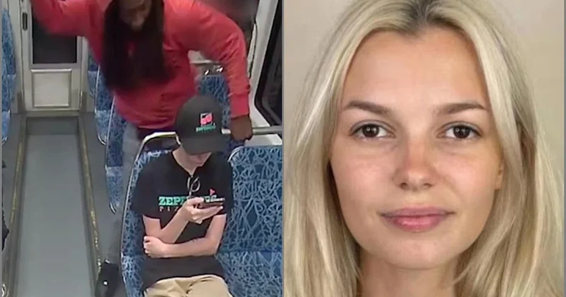ABŞ də metroda dəhşət: Ukraynalı qız oturduğu yerdə bıçaqlandı ANBAAN GÖRÜNTÜLƏR