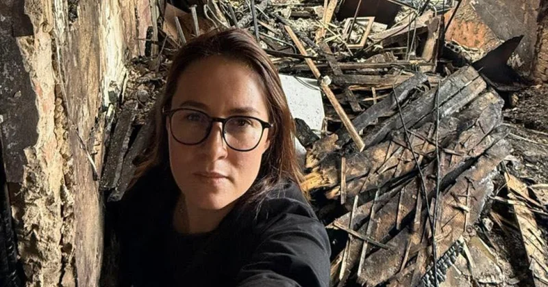 Ukrayna Baş naziri Rusiyanın hücumundan sonra Nazirlər Kabineti binasının içəridə necə göründüyünü göstərib FOTO