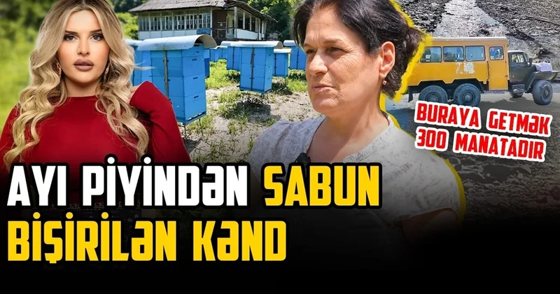 Ayı piyindən sabun bişirilən kənd Zaqatalanın ən ucqar yaşayış məntəqələrindən birindən REPORTAJ VİDEO