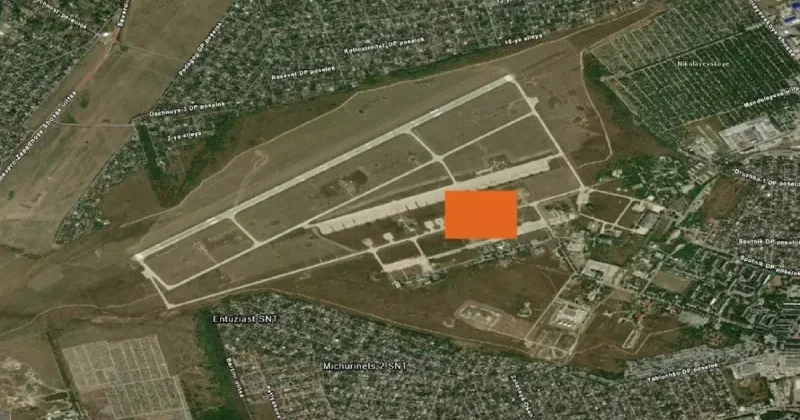 NASA FIRMS фиксирует пожар на авиабазе в Таганроге