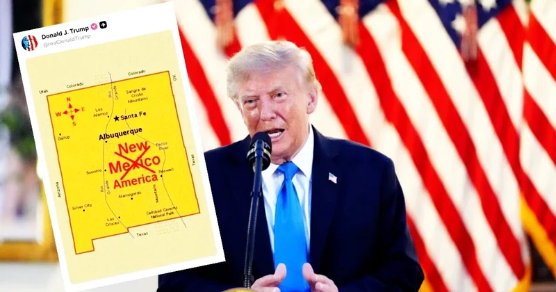 “Mexiko” sözünü sildi, “Amerika” yazdı Trampdan yeni xəritə şousu