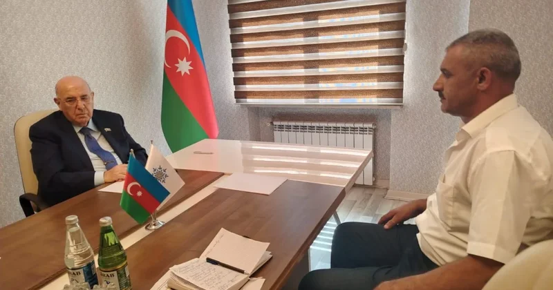 Əhliman Əmiraslanov Sabirabadda seçiciləri ilə görüşüb FOTOLAR