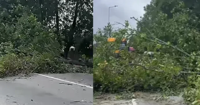 Quba Bakı yolu BAĞLANIB VİDEO