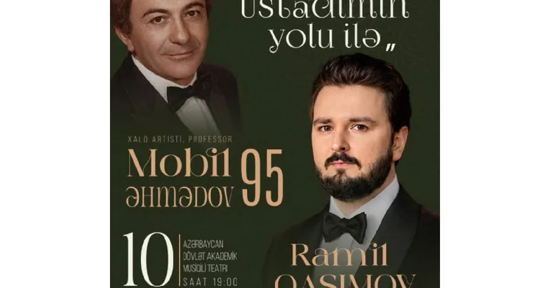 Mobil Əhmədovun 95 illik yubileyinə həsr olunmuş “Ustadımın yolu ilə” konsert proqramı təqdim olunacaq (Video)