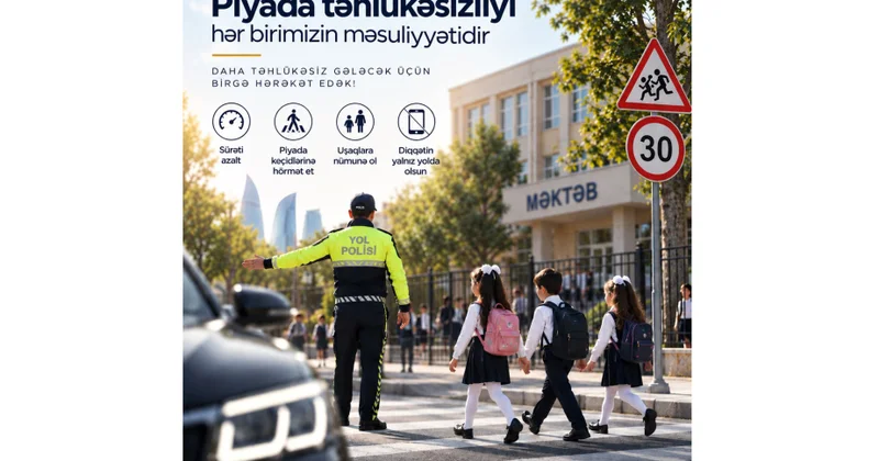 BDYPİ: Uşaqların yol təhlükəsizliyi üçün hər kəs məsuliyyətli olmalıdır