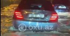 Bakı yolları iflic vəziyyətdə (Video)