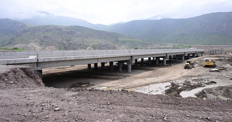 Ağbənd Kəlalə avtomobil körpüsünün tikintisi yekunlaşıb