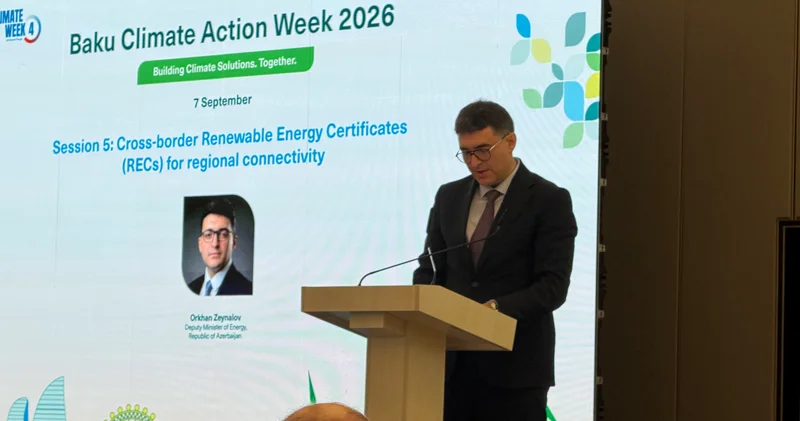 2032 ci ilədək quruda və dənizdə 8 GVt a yaxın yaşıl enerji gücü yaradılacaq ORXAN ZEYNALOV