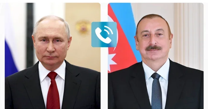 Владимир Путин позвонил президенту Ильхаму Алиеву