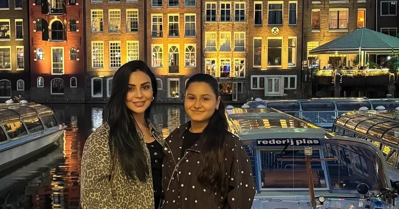 Vüsalə ilə qızının Amsterdam tətili