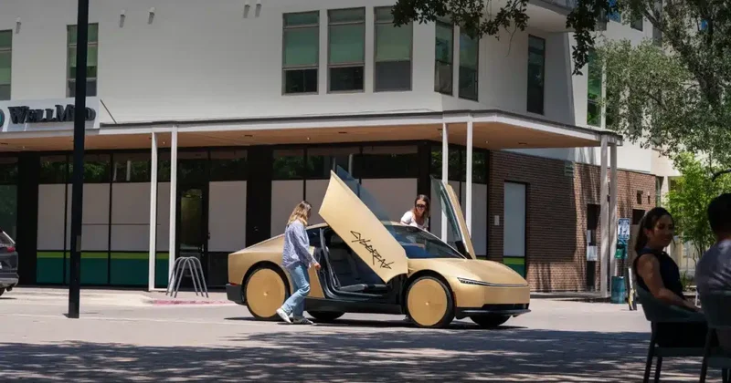 Tesla nın iki il əvvəl böyük təntənə ilə elan etdiyi “Kibertaksi” layihəsi istifadəyə verildi