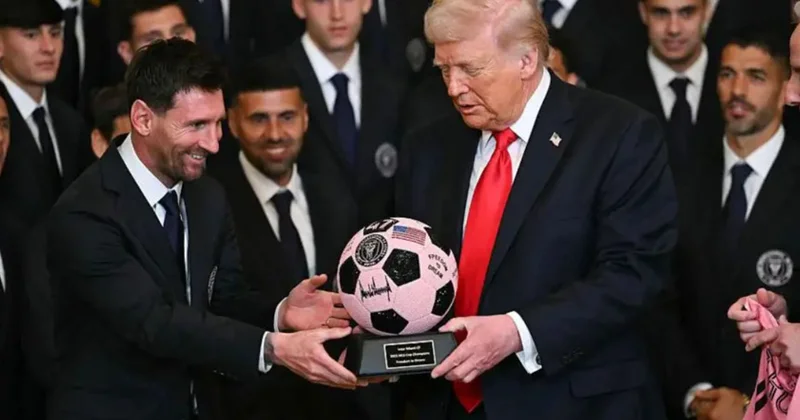 Tramp: “Messi, oğlum sənin böyük azarkeşindir”
