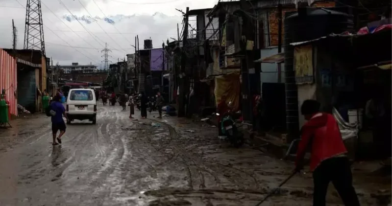 Nepalda güclü yağışlar