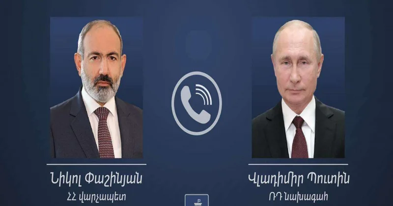 Paşinyan ilə Putin arasında telefon danışığı olub