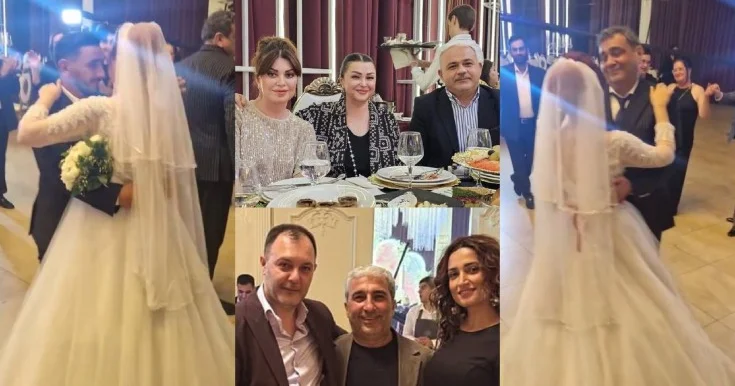 Əməkdar artist qızına toy etdi Video