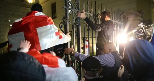 Gürcüstanda terror aktı oldu Parlamentin spikeri