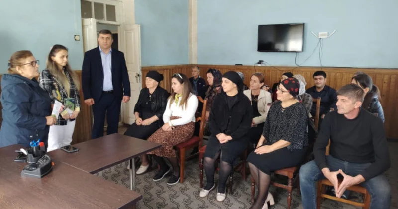 Balakəndə qəhvəyi mərmər bağacığına qarşı mübarizə tədbirləri ilə bağlı maarifləndirici görüş keçirilib