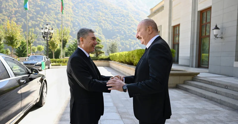 Prezident Qəbələdə onunla görüşdü Foto