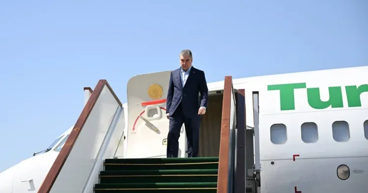 Türkmənistan Xalq Məsləhətinin Sədri Azərbaycandadır
