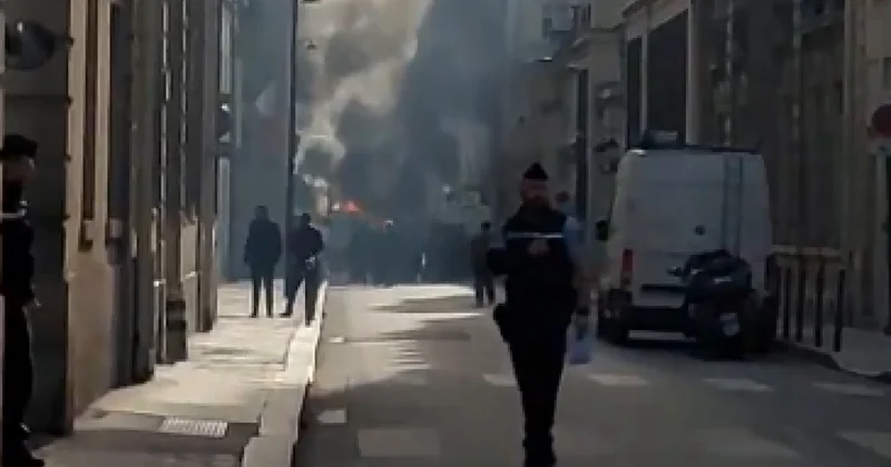 Взрыв возле резиденции премьера Франции видео