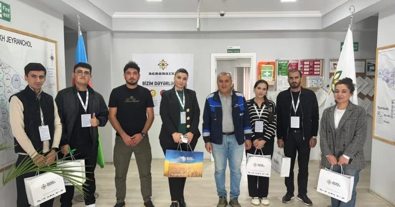 ADAU nun tələbələri “Agro Dairy” MMC nin Samux filialında olublar FOTOLAR