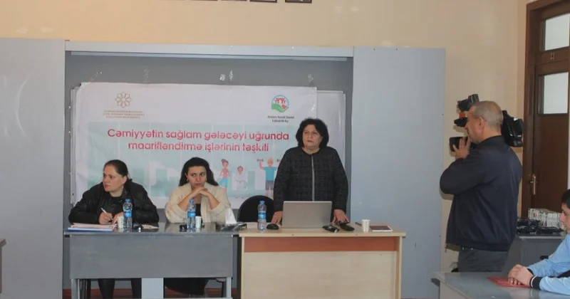 “Cəmiyyətin sağlam gələcəyi uğrunda maarifləndirmə işlərinin təşkili” layihəsi fəaliyyətini davam etdirir FOTOLAR