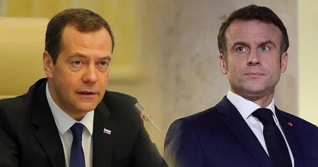 Medvedev Makronu da təhqir etdi...