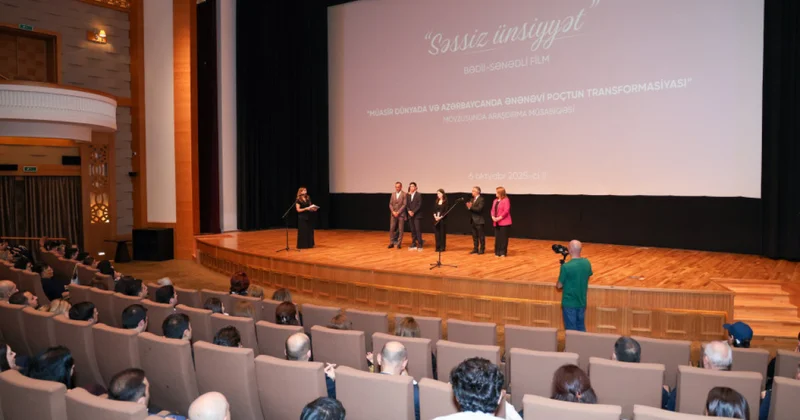 “Səssiz ünsiyyət” adlı bədii sənədli filmin təqdimat mərasimi keçirilib