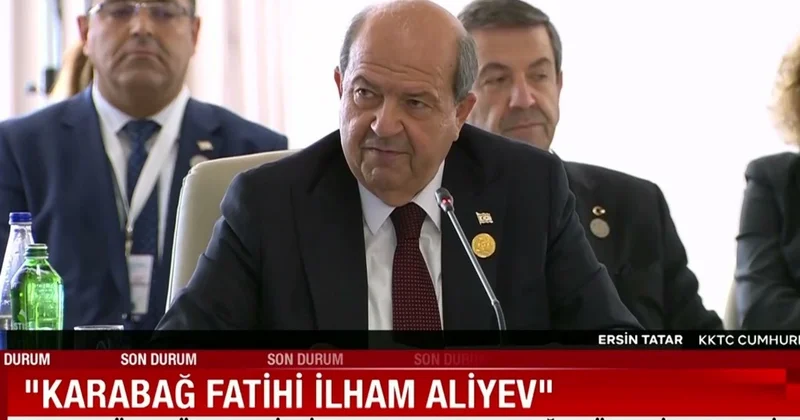 Ersin Tatar: “Qarabağ fatehi İlham Əliyevə təşəkkür edirəm“ VİDEO