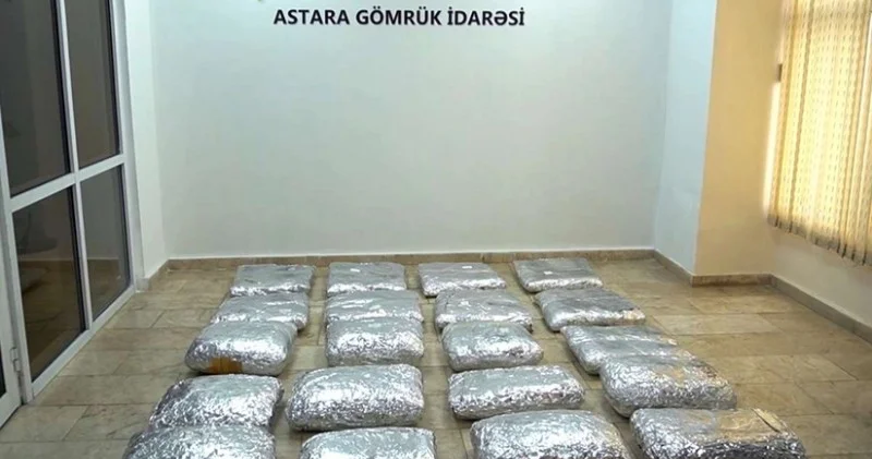 Çay yükünün içərisində 105 kiloqramdan artıq narkotik aşkarlandı