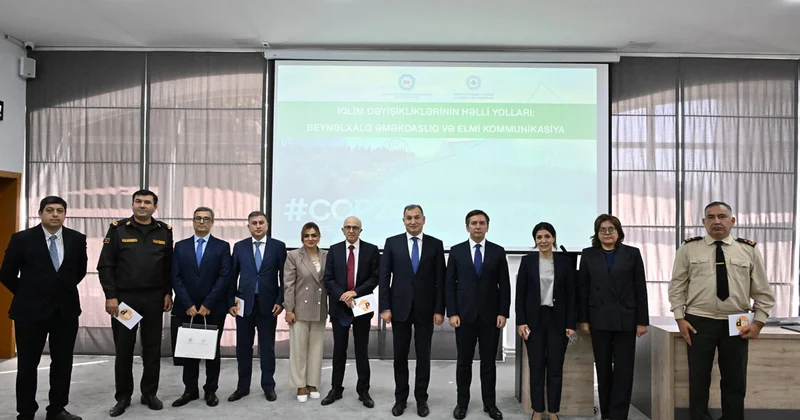Əmək və Sosial Münasibətlər Akademiyasında elmi nəşrin təqdimatı oldu Fotolar