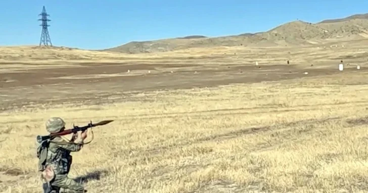 В Нахчыване проведен учебный сбор военнообязанных