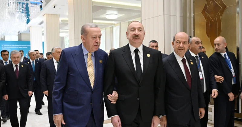 Türk dünyası liderlərinin Qəbələ görüşündən görüntülər