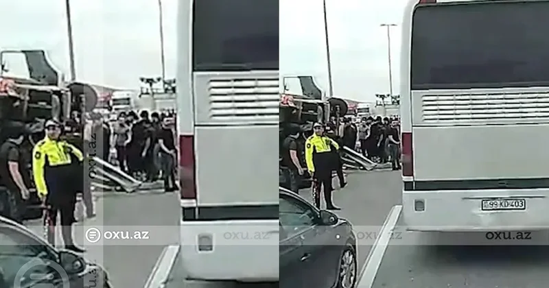 Bakıda yük maşını aşdı: Ölən və xəsarət alanlar var