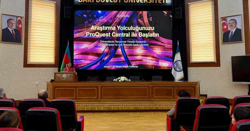 BDU da “Clarivate Günləri”: elmi platformaların imkanları təqdim edilib