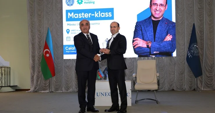 ​PASHA Holdingin Baş İcraçı Direktoru UNEC tələbələri üçün master klass keçib FOTOLAR