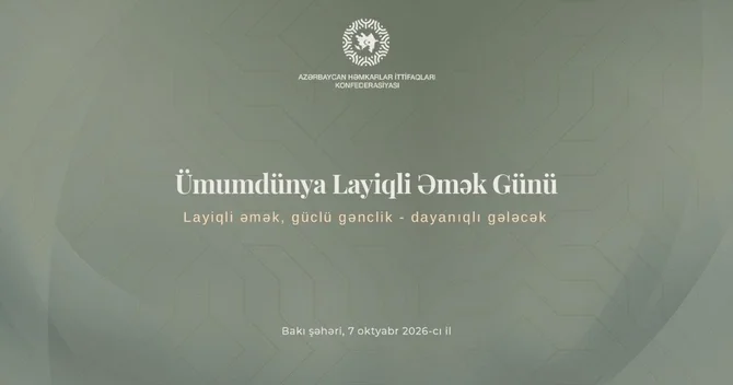 Ümumdünya Layiqli Əmək Günü ilə əlaqədar tədbir keçirilib