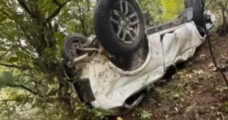 В Астаре машина сорвалась в 70 метровое ущелье: водитель погиб на месте ВИДЕО