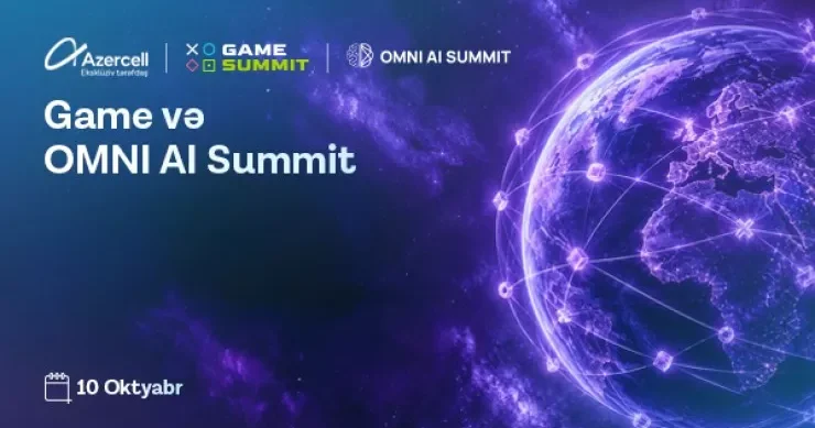 Azercell “Gamesummit” və “Omni AI Summit”in eksklüziv tərəfdaşıdır