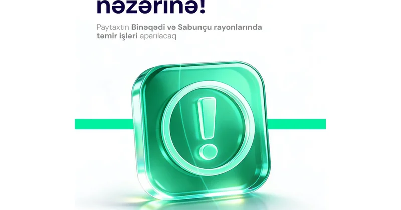 Binəqədi və Sabunçunun bəzi ərazilərində nəqliyyat vasitələrinin hərəkəti məhdudlaşdırılır