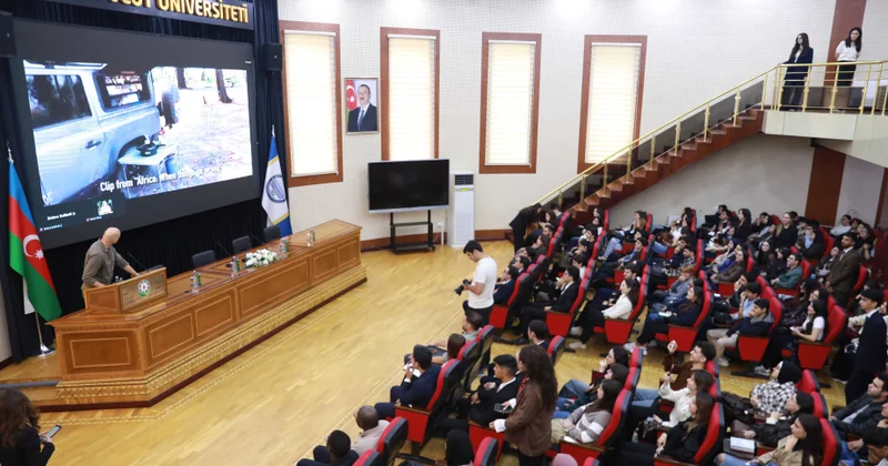 Beynəlxalq ekspertlər tələbələrə milli parkların idarə olunmasından danışıblar